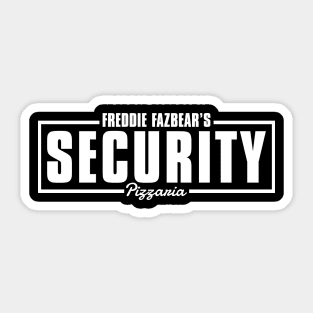 Freddie Fazbear's Security Sticker